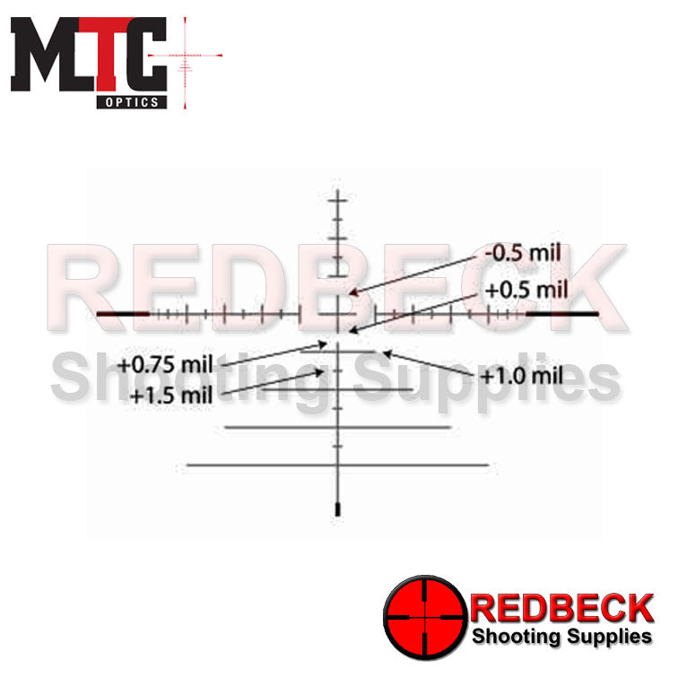 MTC Optics Prismatic 12x50 SCB2 Rifle Scope