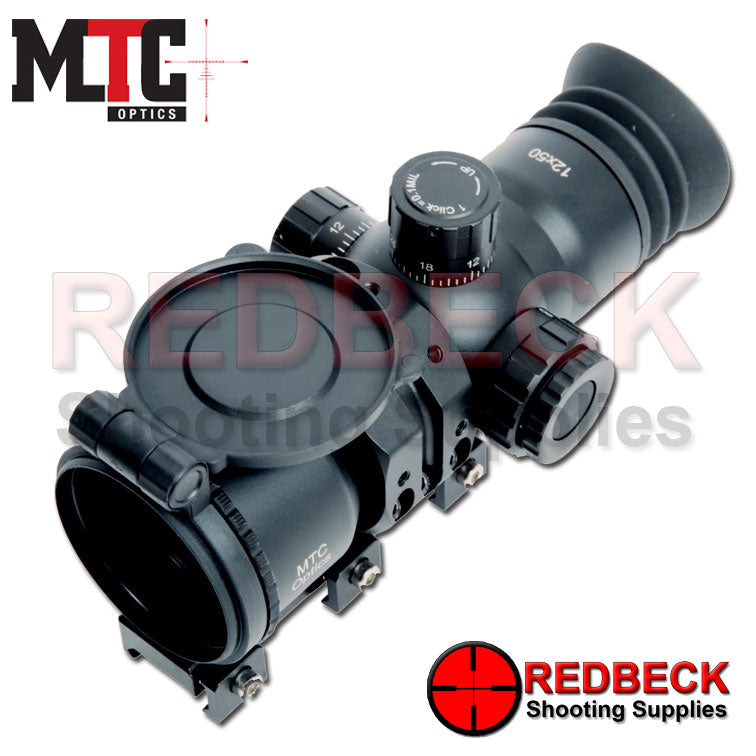 MTC Optics Prismatic 12x50 SCB2 Rifle Scope