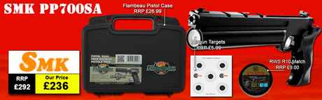 Sportsmarketing PP700SA Air Pistol Package Deal