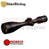 Nikko Stirling PanaMax Long Range illuminated Half Mil Dot Reticle 6-18x50