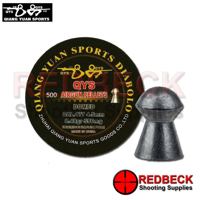 QYS Domed Airrifle and Airgun Pellets