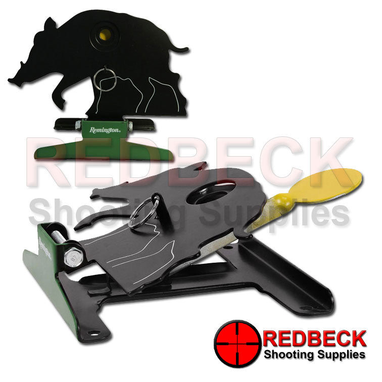 Remington Knockdown Pull To Reset Pig or Boar Target HFT FT Target