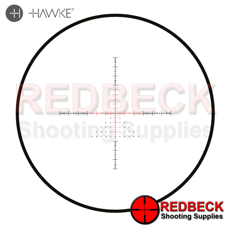 Hawke Sidewinder 6-24x56 SF FFP First Focal Plane ½ Mil Dot Scope System H5