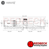 Hawke Vantage 3-9×40 Rimfire .22 (High Velocity) diagram