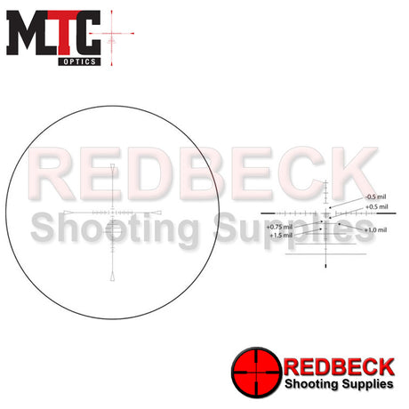 MTC Mamba Lite 3-12x42 reticle