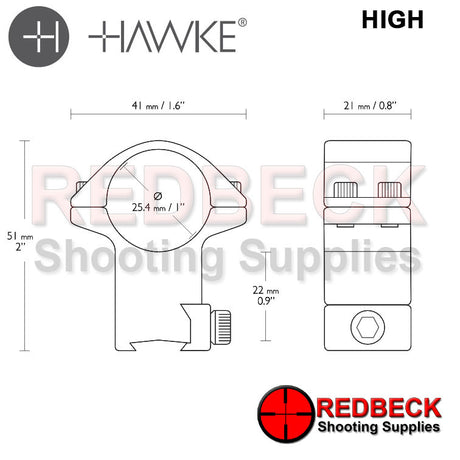 Match Mount 2 Piece 9-11 mm high specifications