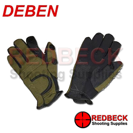 Deben Green Neoprene Gloves