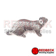 Pewter Ferret Pin Badge